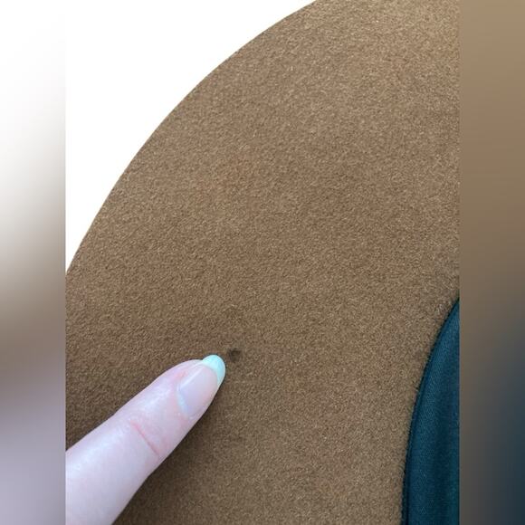 Women’s Lovely bird Malibu Fedora 100% wool whiskey color embellished silk Large - Picture 16 of 16